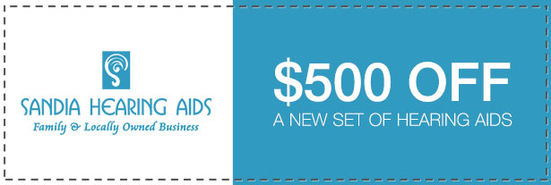 $500 OFF Hearing Aid Sale Coupon | Sandia Hearing Aids